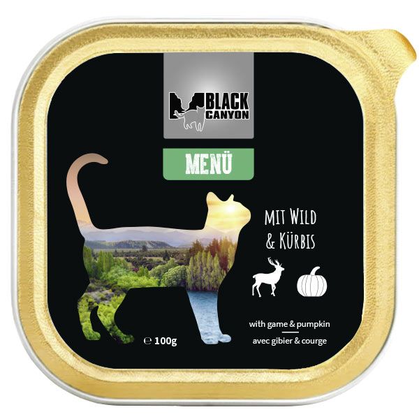Black Canyon Katze Menü mit Wild 100g