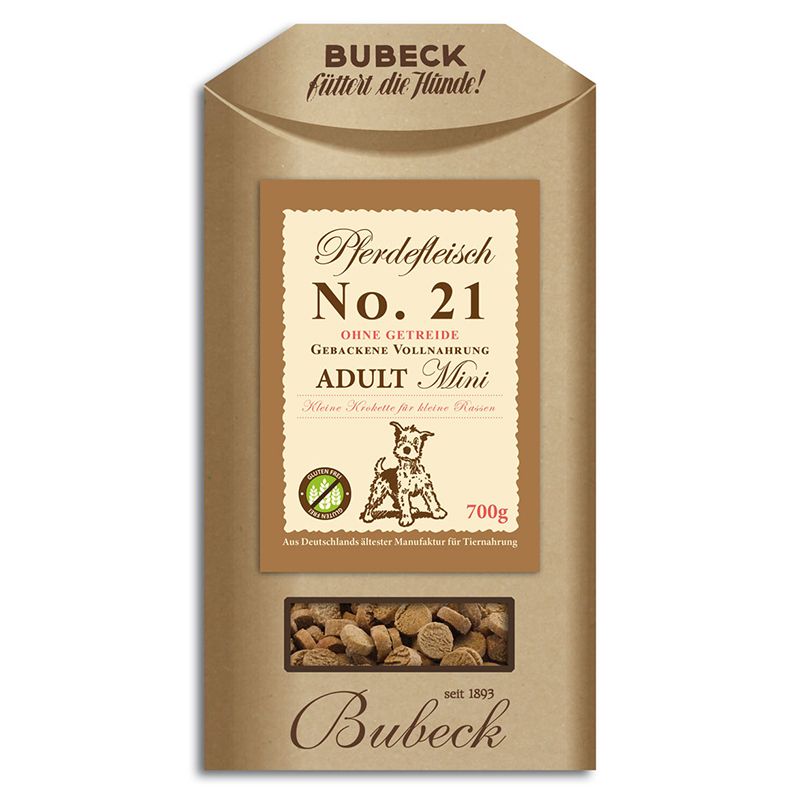 Bubeck Adult Mini No.21 Pferdefleisch mit Kartoffel 700g