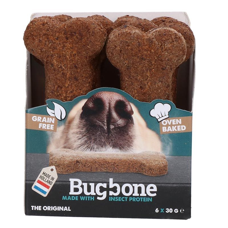 Bugbone Hundesnack, Medium 6x30g