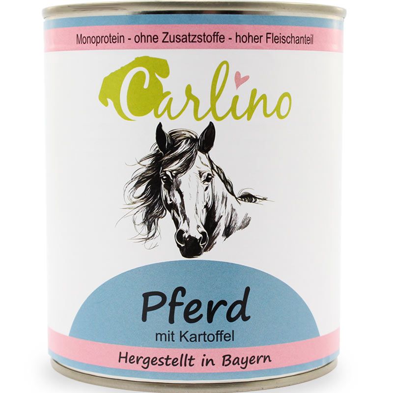 Carlino Menü - Pferd mit Kartoffel 820g