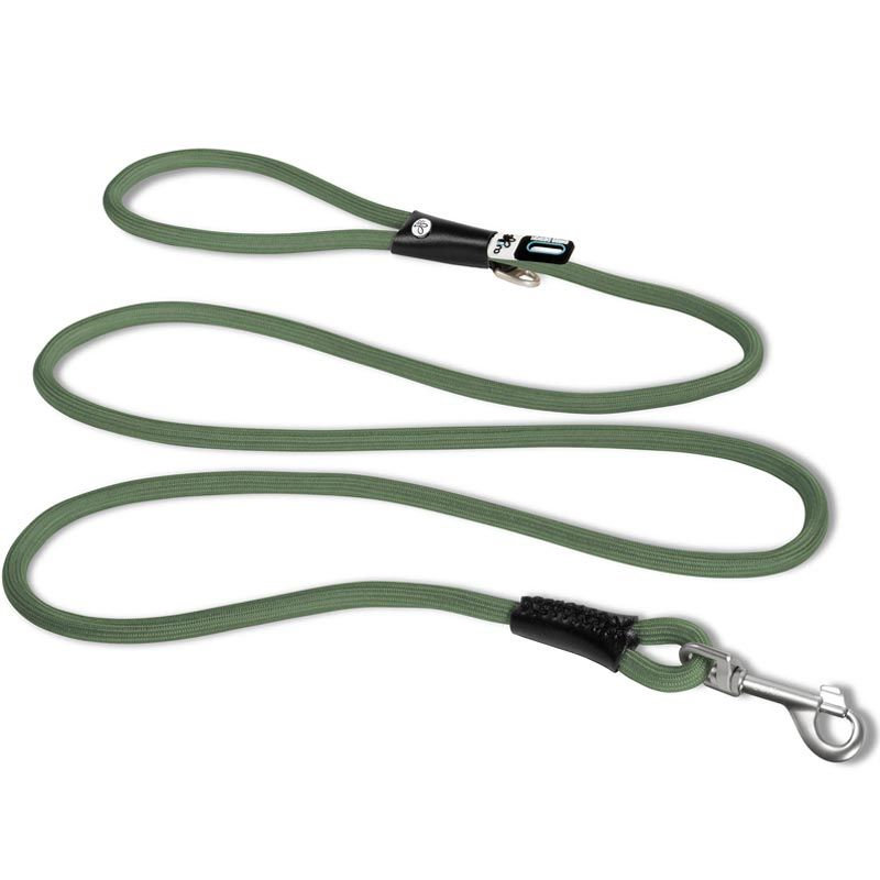 Curli Stretch Comfort Leine, Gr. M, moss