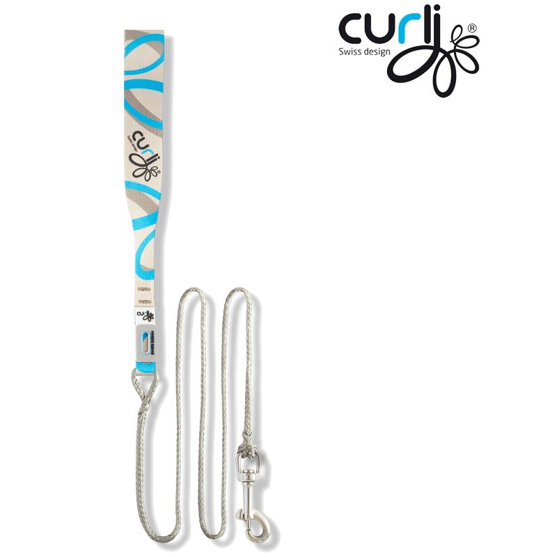 Curli Ultra Strong Pocket Leine, 160cm, Gray