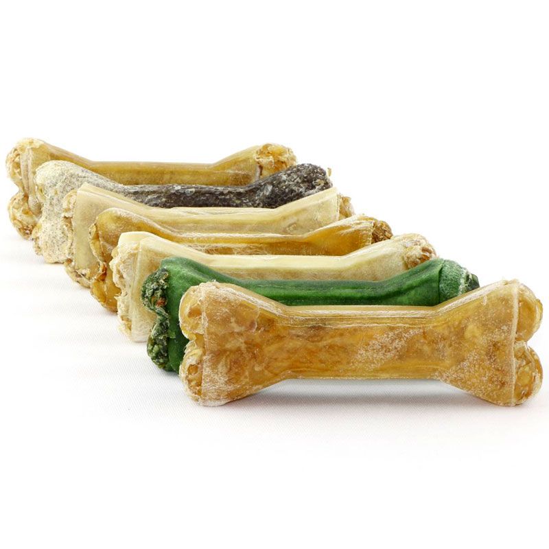 DOGBOSS Natur Kauknochen 7er Probierset 12cm (7x55g)
