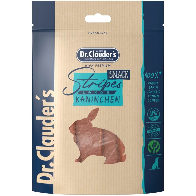 Dr. Clauders Stripes Snack Large Kaninchen 80g