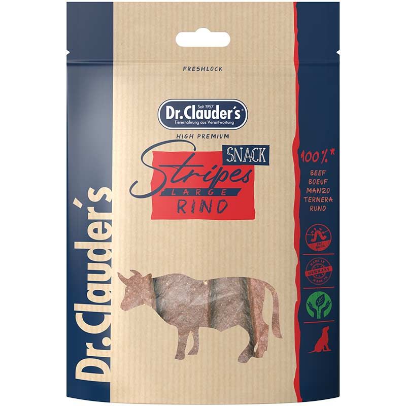 Dr. Clauders Stripes Snack Large Rind 80g