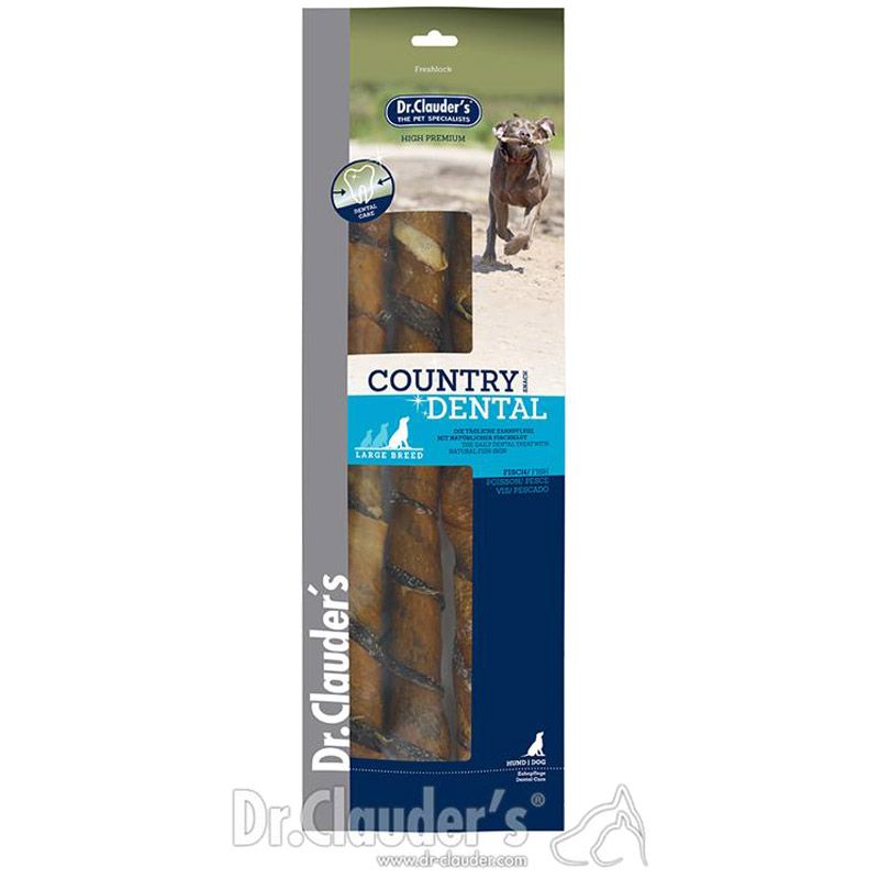 Dr. Clauders Country Dental Snack Fisch Large Breed 270g