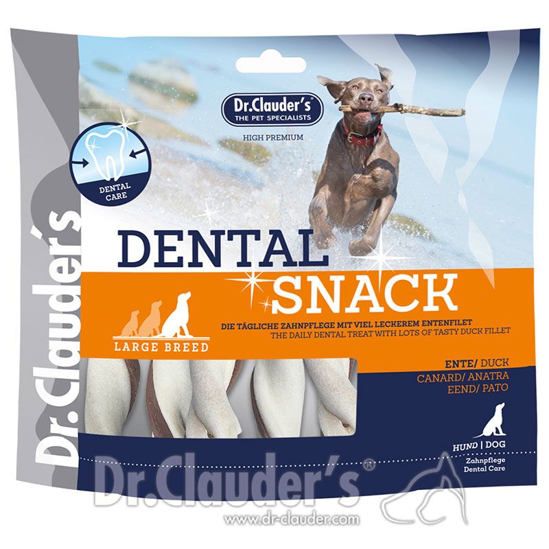 Dr. Clauders Dental Snack Ente Large Breed 500g