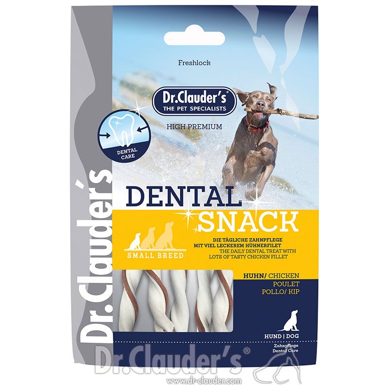 Dr. Clauders Dental Snack Huhn Small Breed 80g