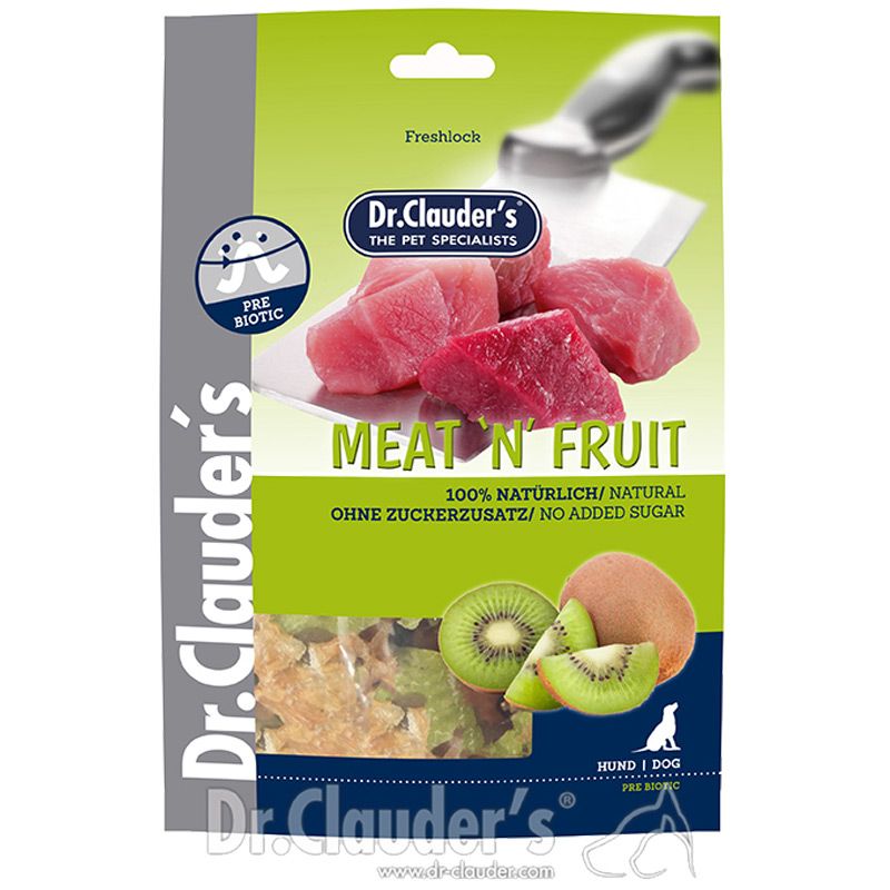 Dr. Clauders Meat n Fruit Kiwi und Hühnchen Snack 80g