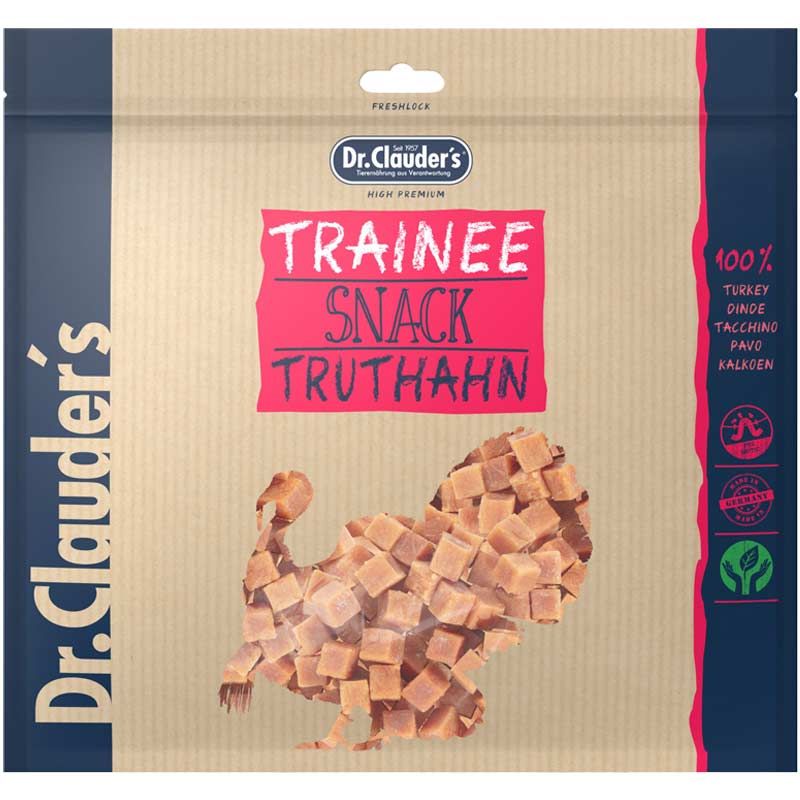 Dr. Clauders Trainee Snack Großpack Truthahnfleisch 500g