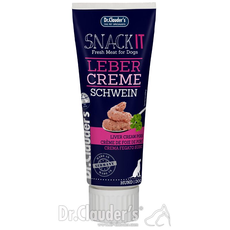 Dr. Clauders Dog SnackIT Schweinelebercreme 75g