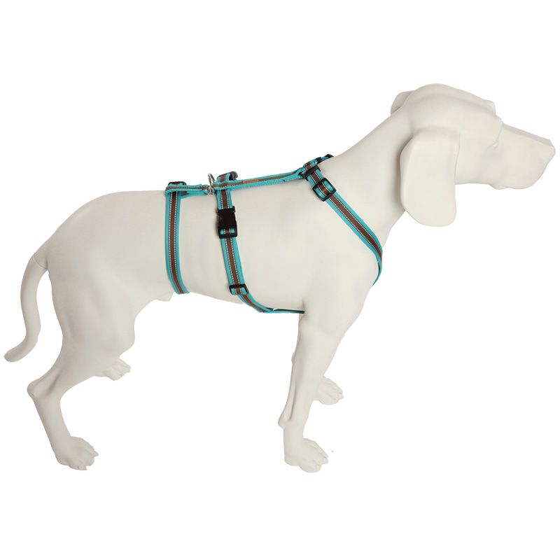 Feltmann Kreuzgeschirr NoExit Soft Grip, 35 - 50 cm,türk/bra
