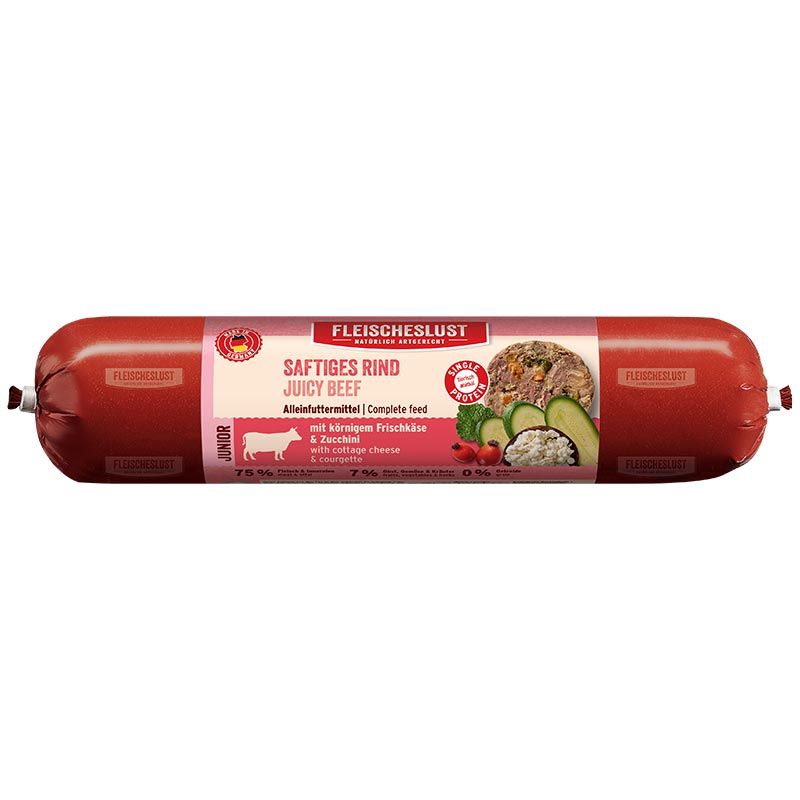 Fleischeslust Junior Saftiges Rind 400g