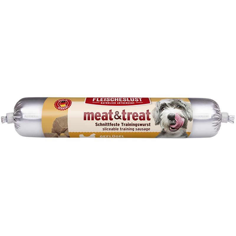 Fleischeslust Meat & Treat Geflügel Singleshot 80g
