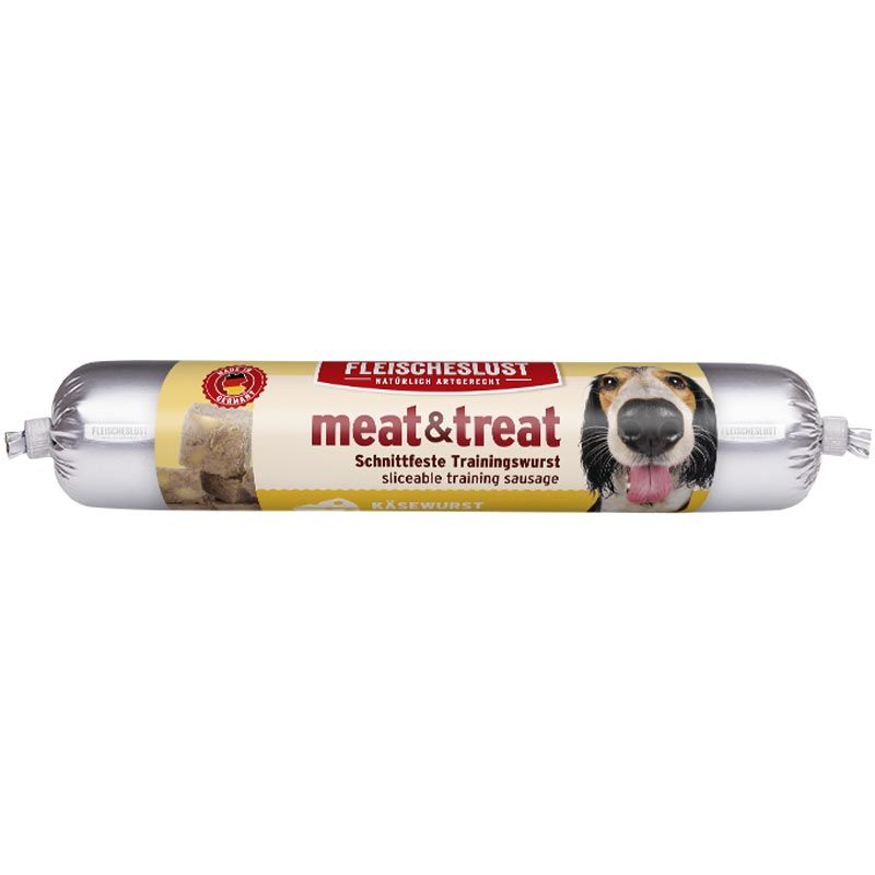 Fleischeslust Meat & Treat Käswurst Singleshot 80g