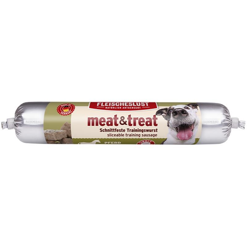 Fleischeslust Meat & Treat Pferd Singleshot 80g