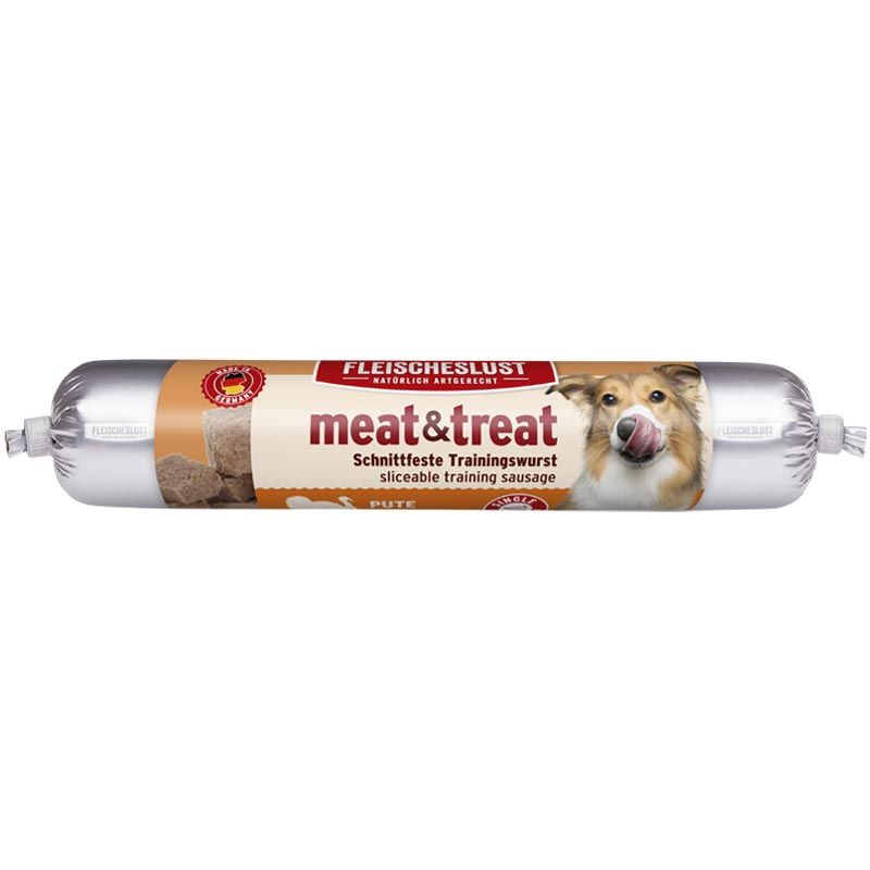 Fleischeslust Meat & Treat Pute Singleshot 80g