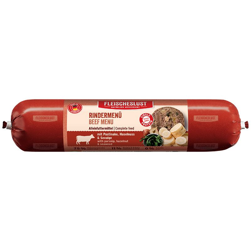 Fleischeslust Rindermenü mit Pastinake 400g
