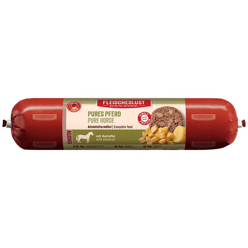 Fleischeslust Sensitiv Pures Pferd 400g