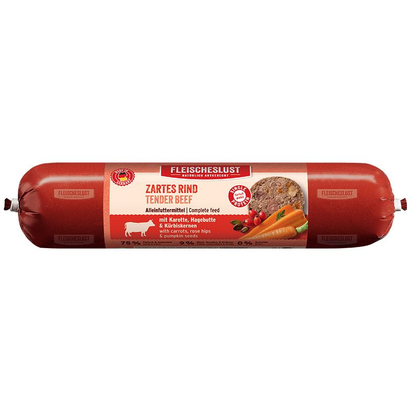 Fleischeslust Zartes Rind mit Karotte 400g