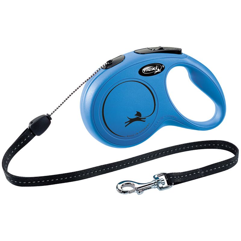 flexi New CLASSIC LONG, M: 8 m, blau