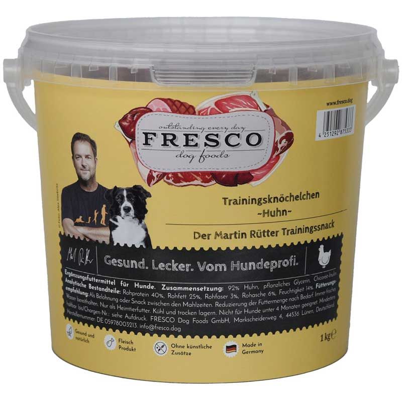 Fresco Martin Rütter Trainingsknöchelchen Huhn 1 kg