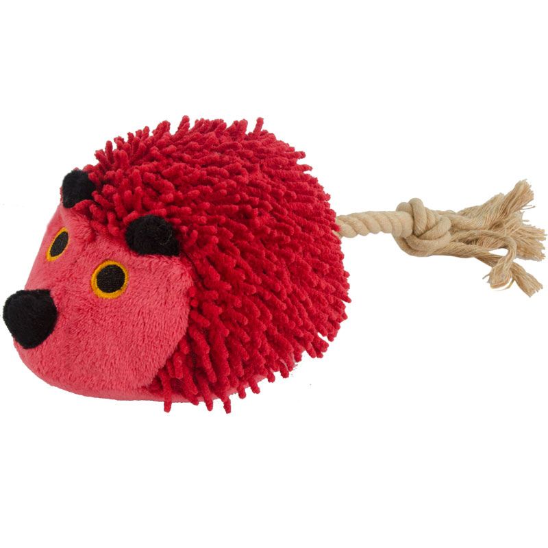 Fuzzle Hedgie with tail, ca. 26cm, red