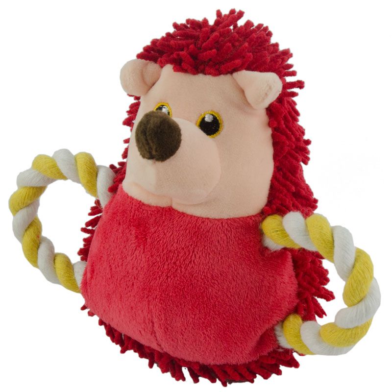 Fuzzle Hedgie, Pull Me, 15x20cm, red