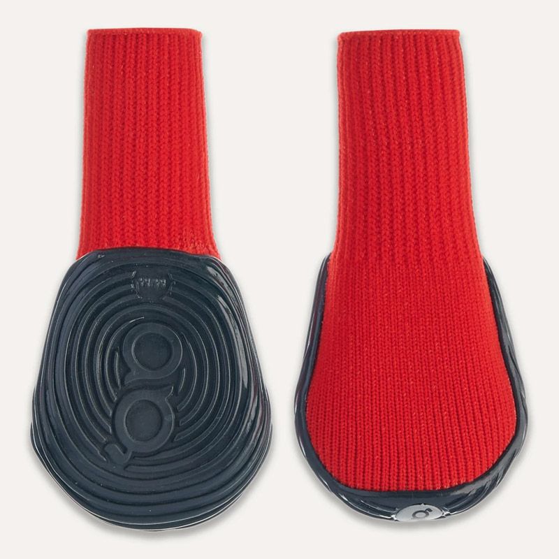 Goo-eez Dog Boots Ultras, 2 Stück, XXS, rot/schwarz