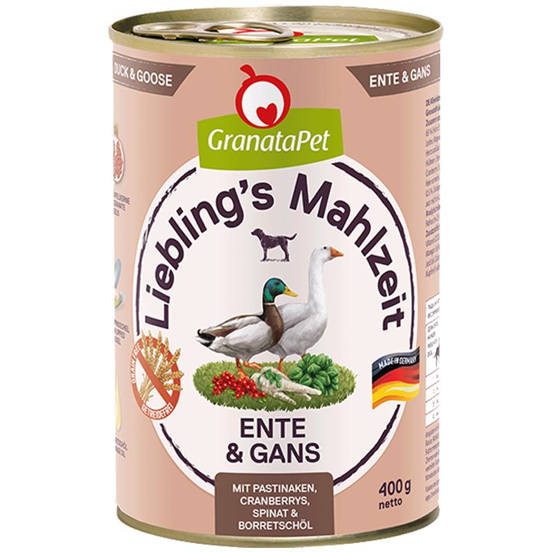 Granatapet Lieblingsmahlzeit Ente und Gans 400g