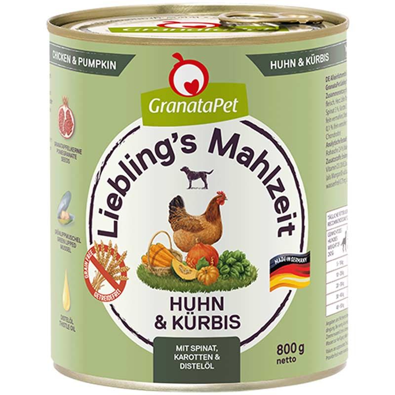 Granatapet Lieblingsmahlzeit Huhn und Kürbis 800g