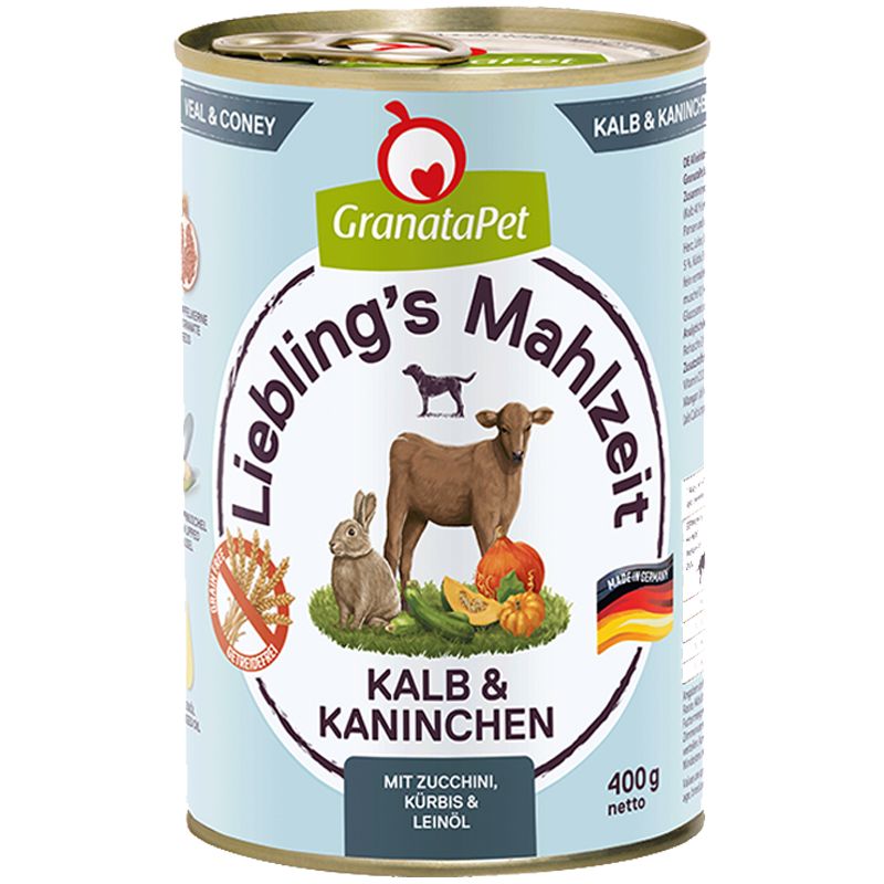 Granatapet Lieblingsmahlzeit Kalb und Kaninchen 400g