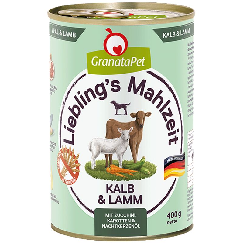 Granatapet Lieblingsmahlzeit Kalb und Lamm 400g