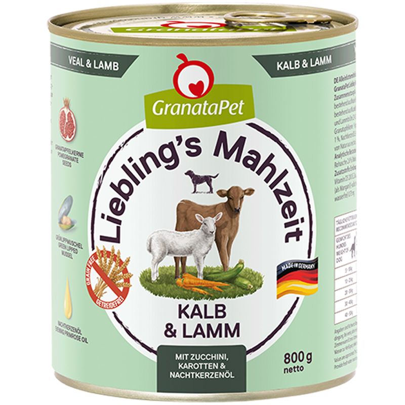 Granatapet Lieblingsmahlzeit Kalb und Lamm 800g