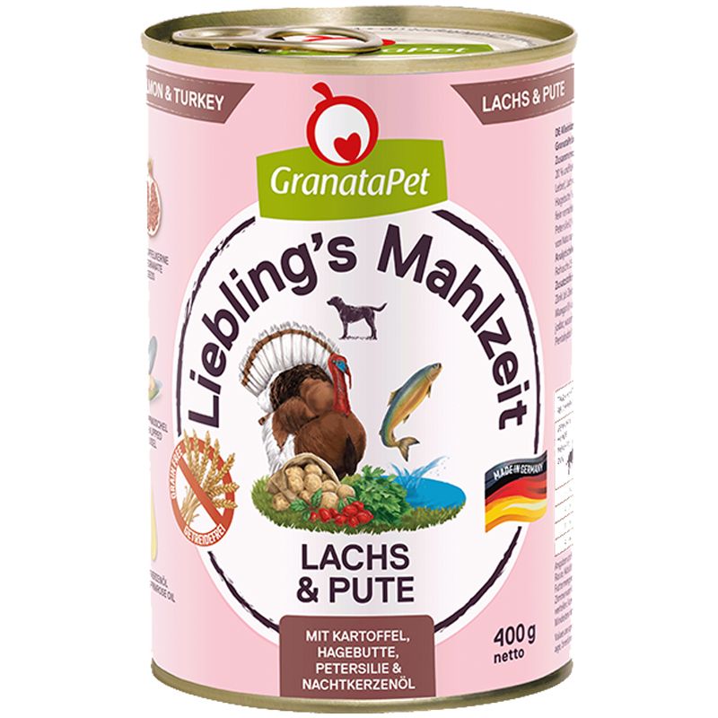 Granatapet Lieblingsmahlzeit Lachs und Pute 400g