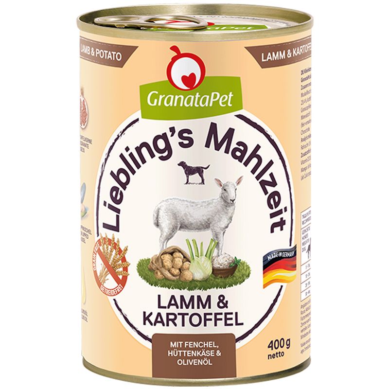 Granatapet Lieblingsmahlzeit Lamm und Kartoffel 400g