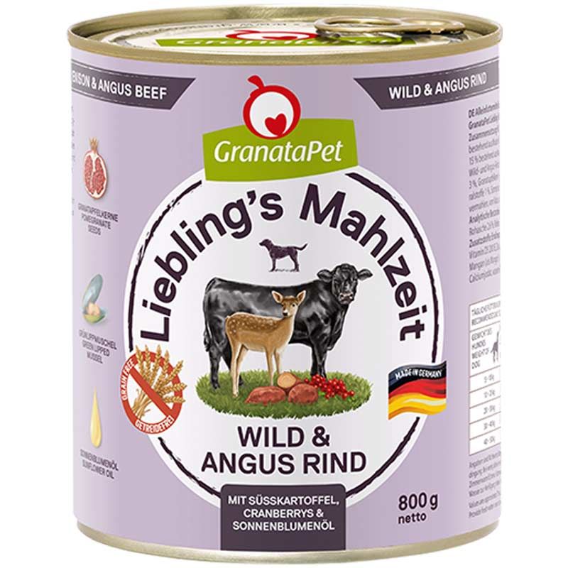 Granatapet Lieblingsmahlzeit Wild und Angus Rind 800g