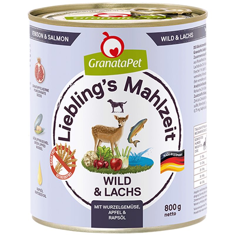 Granatapet Lieblingsmahlzeit Wild und Lachs 800g