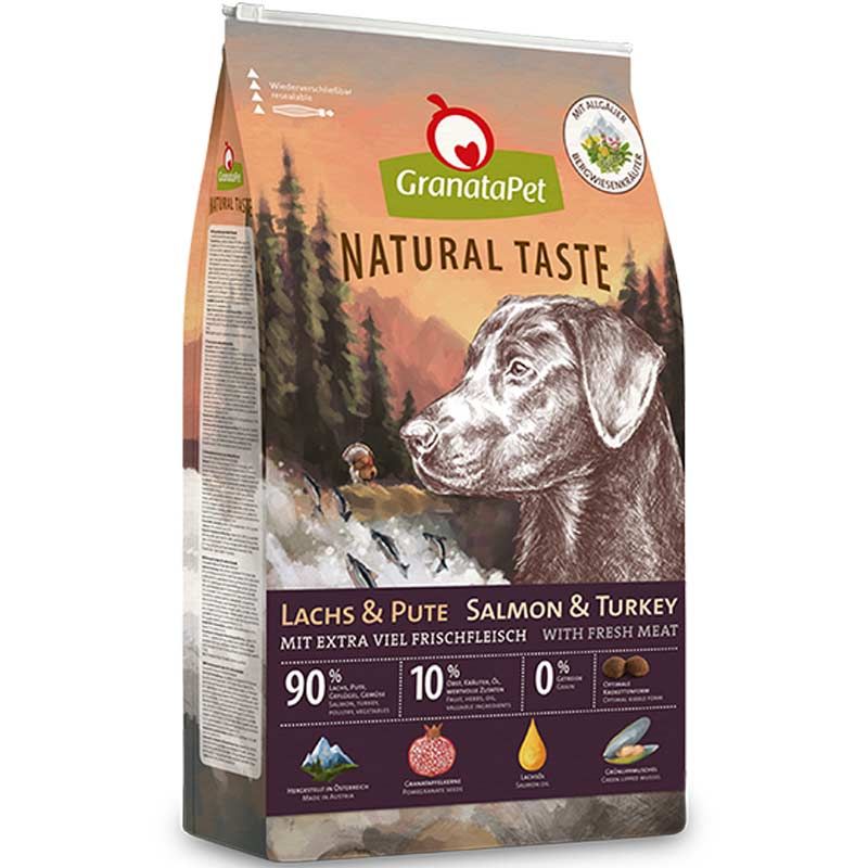 GranataPet Natural Taste Lachs & Pute 12 kg