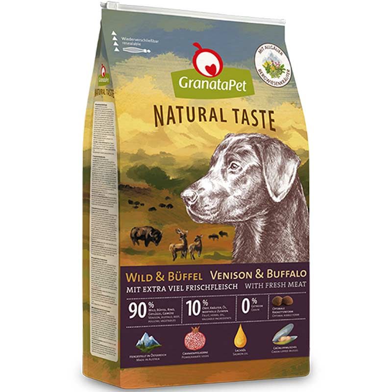 GranataPet Natural Taste Wild & Büffel 12 kg