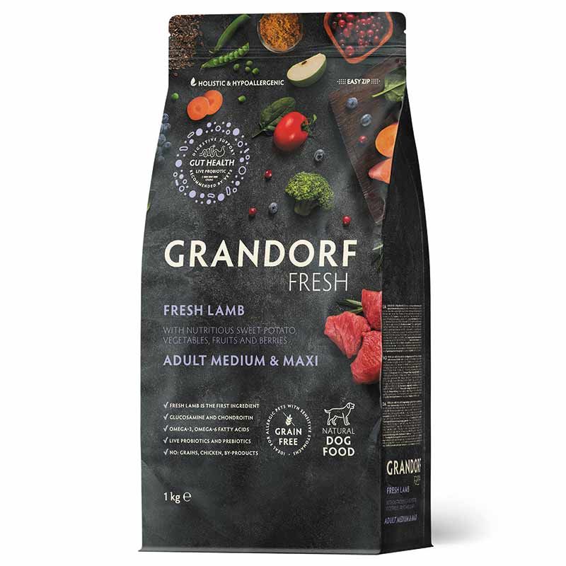 Grandorf Fresh Adult Medium-Maxi Frisches Lamm 1 kg