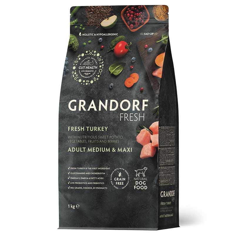 Grandorf Fresh Adult Medium-Maxi Frische Pute 1 kg