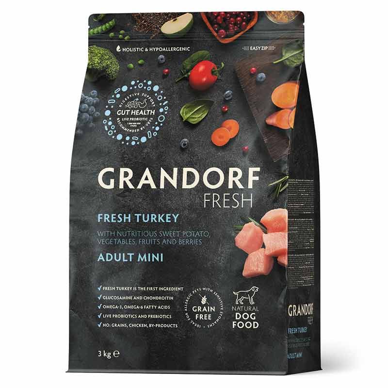 Grandorf Fresh Adult Mini Frische Pute 3 kg