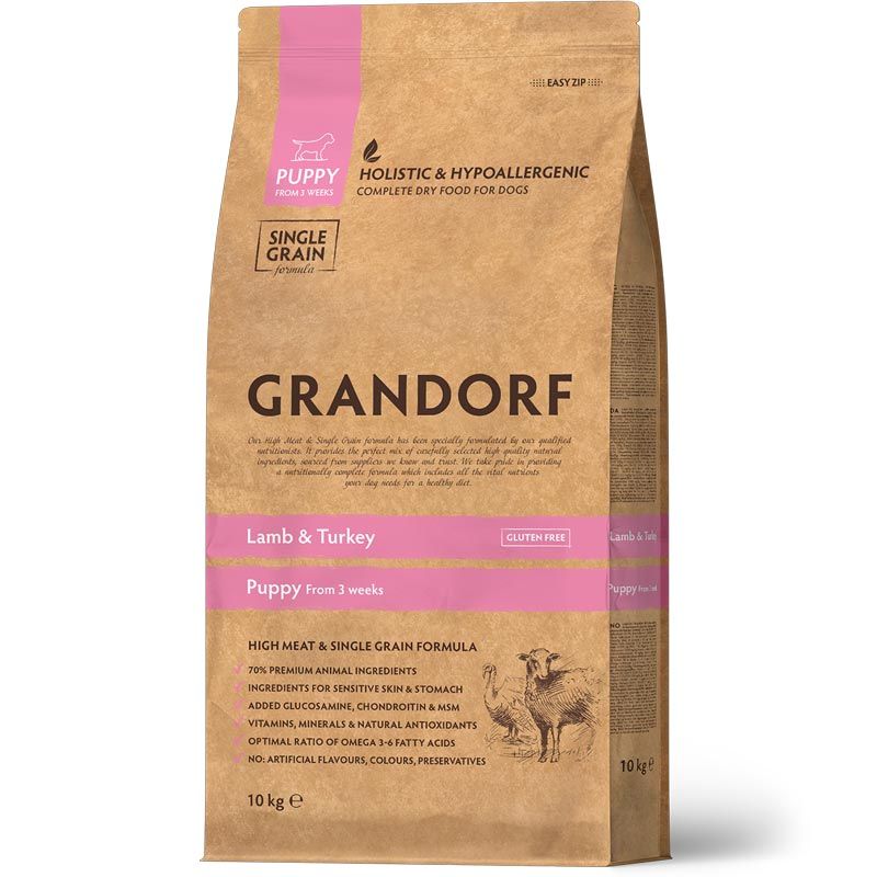 Grandorf Puppy Lamm und Pute 10 kg