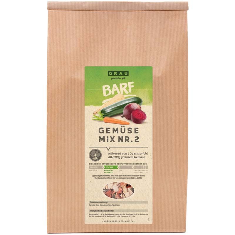Grau Gemüsemix -Mischung Nr.2- 1,2 kg