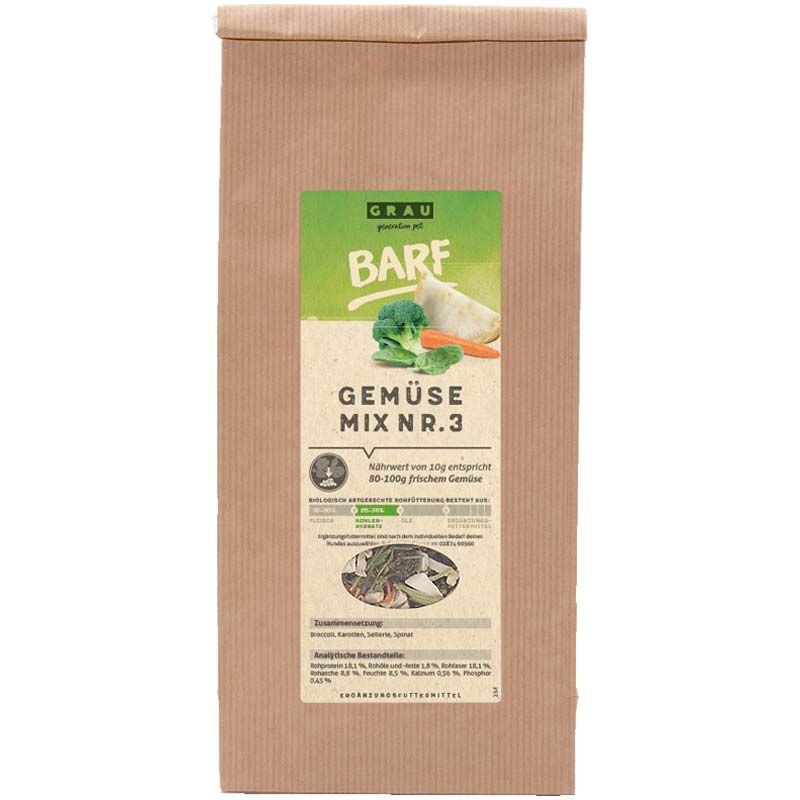 Grau Gemüsemix -Mischung Nr.3- 500g