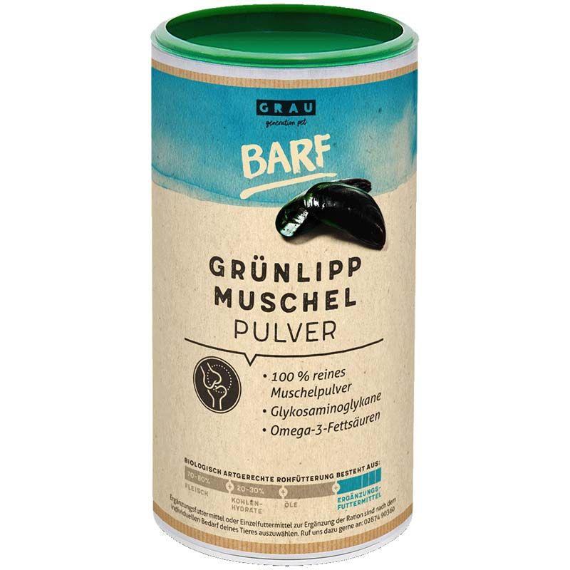 Grau Grünlippmuschel-Pulver 500g