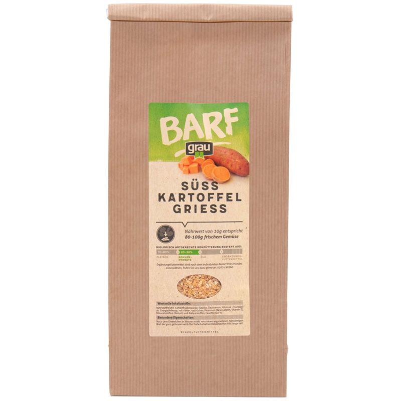 Grau Süßkartoffel-Grieß 500g