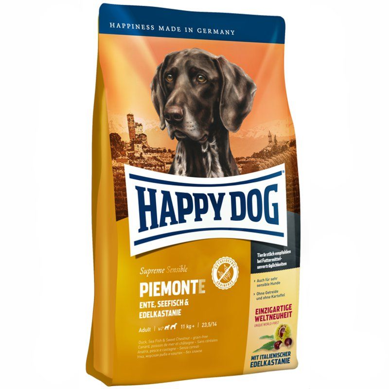 Happy Dog Supreme Piemonte mit Ente und Seefisch 4 kg