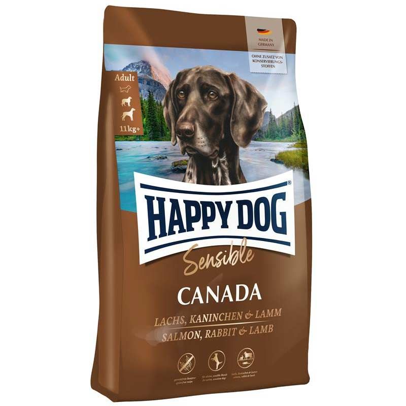 Happy Dog Supreme Canada Lachs, Kaninchen & Lamm 1kg